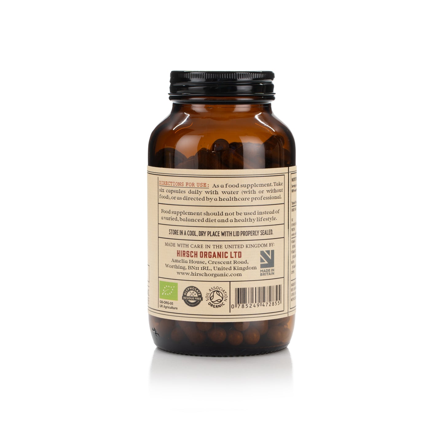 Hirsch PrimeOrgan™ Organic Grass Fed Beef Liver Supplement