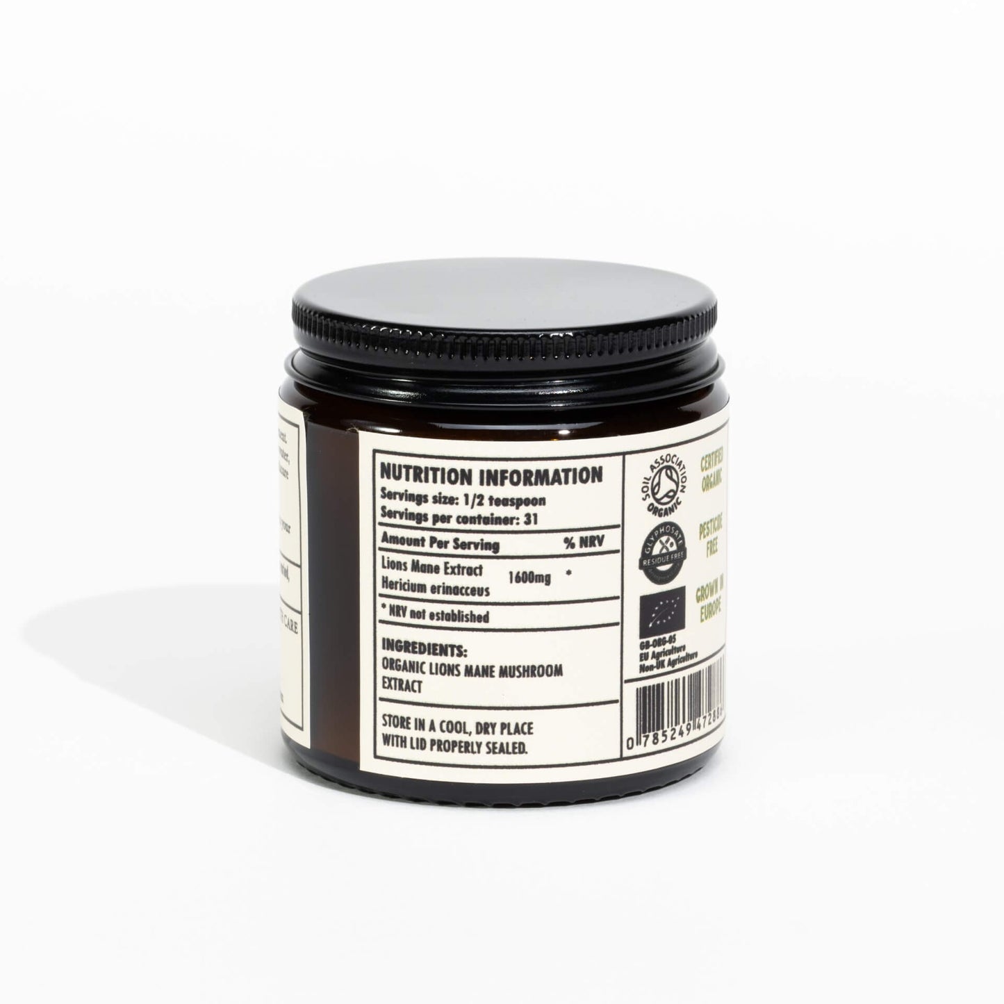 Hirsch MycoNutrients™ Organic Lions Mane Mushroom Extract Powder