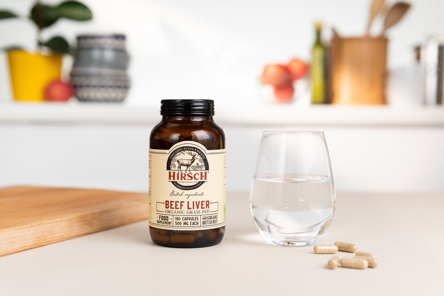 Hirsch PrimeOrgan™ Organic Grass Fed Beef Liver Supplement