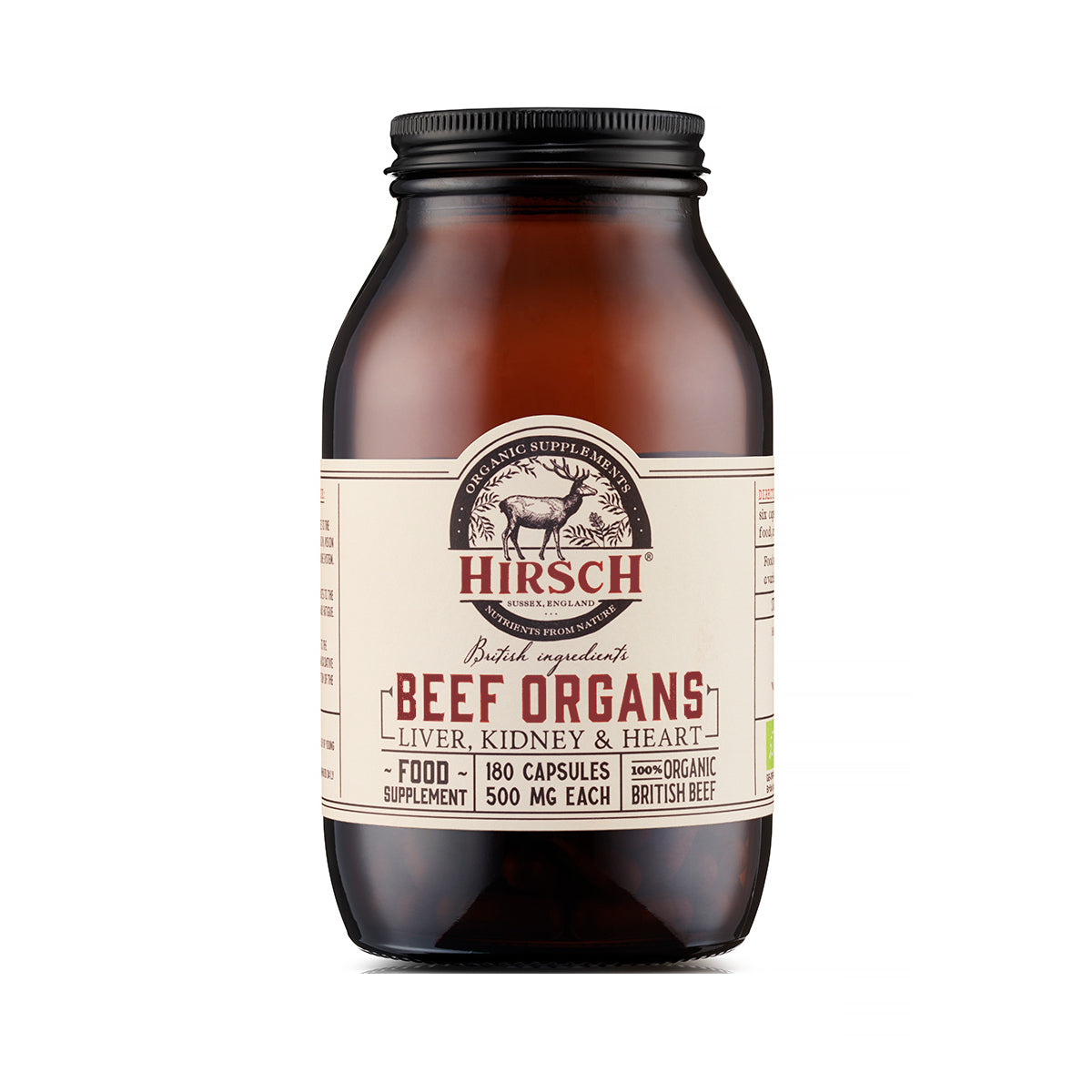 PrimeOrgan™ Organic Grass Fed Beef Organs Supplement (Liver, Kidney &amp; Heart)