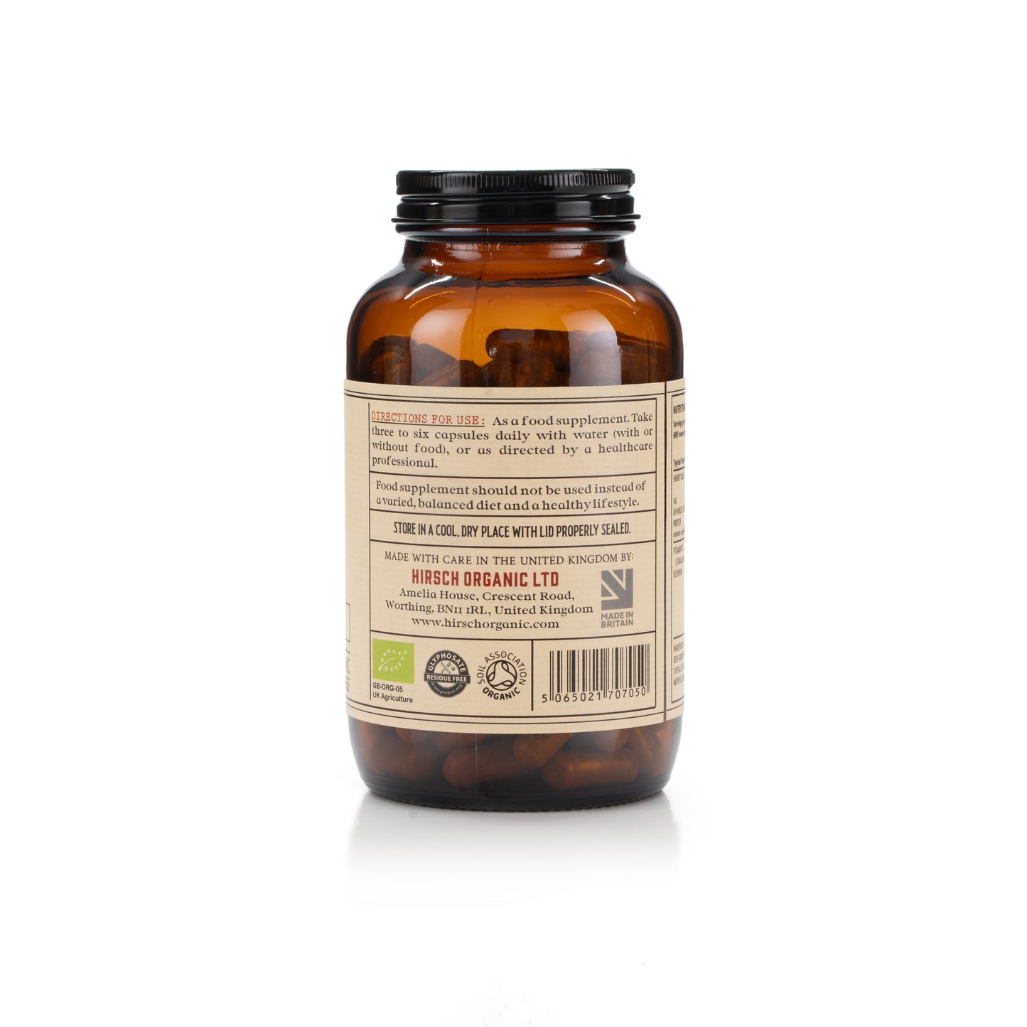 Hirsch PrimeOrgan™ Organic Grass Fed Beef Kidney Supplement