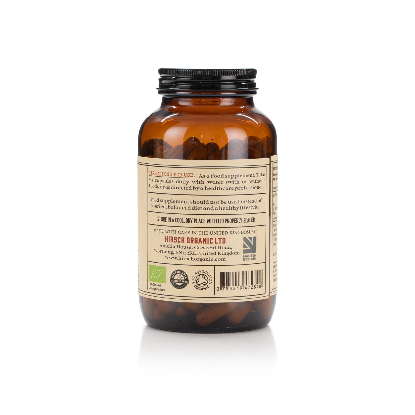 Hirsch PrimeOrgan™ Organic Grass Fed Beef Organs Supplement (Liver, Kidney & Heart)
