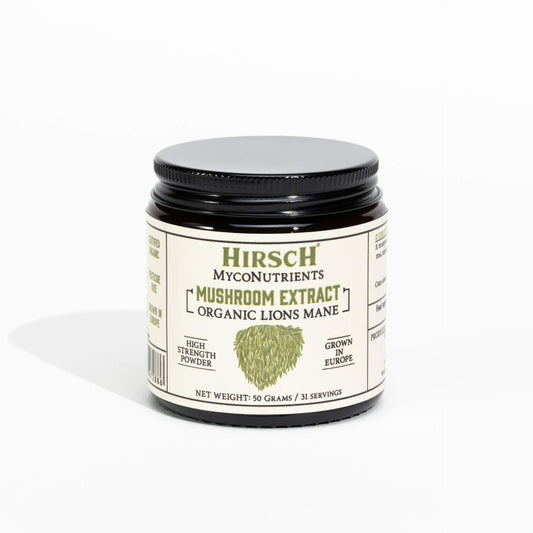 Hirsch MycoNutrients™ Organic Lions Mane Mushroom Extract Powder