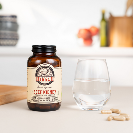 Hirsch PrimeOrgan Organic Grass Fed Beef Kidney Supplement